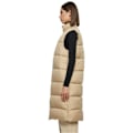 Miniatyrbillede 4 af 6: Lang jakke til kvinder - Urban Classics - Lang vest - 100% polyester - Høj krave - Lomme i siden våtsand S
