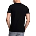 Miniatyrbillede 4 af 6: T-shirt - Urban Classic - Imitationslæder - Brystlomme - Korte ærmer - Sort svart/svart S
