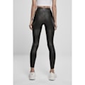 Pikkukuva 3 / 4: Naisten legginsit - Urban Classics - Keinonahka - Musta - Kuntoilu - Juoksu sort XS