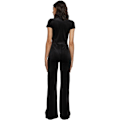 Miniatyrbillede 3 af 4: Urban Classics Damer - Velour Jumpsuit sort Svart XXXXL