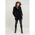 Miniatyrbillede 2 af 6: Manteau med hætte - Urban Classics Dame - Sort - Hætte - Kølige Dage sort S