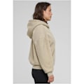 Miniatyrbillede 6 af 6: Hætte sweatshirt med lynlås - Urban Classics - Oversize Sherpa - Farve wetsand - Dame - Lange ærmer våtsand XXXXXL