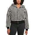 Miniatyrbillede 2 af 4: Oversize fleecejakke til kvinder Urban Classics AOP GT - sort - 2XL Svart XXXXXL