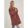 Miniatyrbillede 5 af 6: Parka kvinde - Urban Classic - Oversized - Sherpa - Vaflet fløjl - Multisport mörkrosa XS