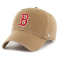 Miniatyrbild 1 av 2: Strapback CLEAN UP Boston Red Sox Cap - 47 Märke - Herr - 100 % bomull - kamel kamel