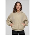 Miniatyrbillede 3 af 6: Hætte sweatshirt med lynlås - Urban Classics - Oversize Sherpa - Farve wetsand - Dame - Lange ærmer våtsand XXXXXL