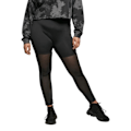 Miniatyrbillede 2 af 4: Høj talje leggings til kvinder Urban Classics Tech Mesh Sort S
