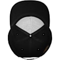 Pikkukuva 3 / 4: Flexfit Klassinen 5-Paneeli Snapback Lippalakki - musta / musta