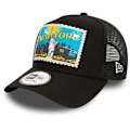 Pikkukuva 1 / 4: Casquette trucker A-Frame - NEW ERA - POSTIKORTTI New York - Musta - Mies - Kevät / Kesä - Urheiluvaatteet VYKORT New York