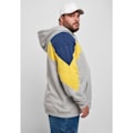 Miniatyrbillede 6 af 6: Oversize 3-tone hættetrøje fra Urban Classics (store størrelser) grå/ljusbrun/mörkblå XXXL