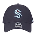 Miniatyrbillede 2 af 3: Casual Cap - 47 Brand - MVP Seattle Kraken - Justerbar - Struktureret Krone - Efterår/Vinter Marin