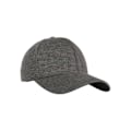 Pikkukuva 5 / 6: Lippis - Flexfit - Herringbone Melange - Musta - 80% Polyester - Unisex sort S / M