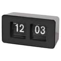Automatisk Flip Clock, klassisk Retro Clock, digitalt Skrivbordsbordsida Clock, för Familj Sovrum (svart, 1 P