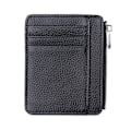 Pikkukuva 6 / 6: Nahkainen korttikukkaro Grey (zipper style)