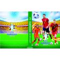 Miniatyrbild 1 av 5: Samlingen av fotbollsstjärnekort rymmer 432 VM Messi Ronaldo-kort Jiugongge 3D Dynamic 1
