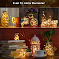 Miniatyrbild 1 av 5: Solar Små färgade lampor String Lights Star Lights Outdoor 8模式-100灯-白色
