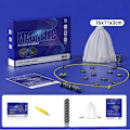 Pikkukuva 5 / 5: Magneettinen Shakkilauta Lasten Vapaa-ajan Peli Interaktiivinen Lautapeli Looginen Ajattelu Magneetti Taistelu Shakkilauta Puzzle Leikki 36  (rope style)