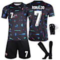 Pikkukuva 1 / 3: 2425 Euroopan Cup Portugal -harjoitusasu, numero 7 Cristiano Ronaldo -paita, numero 8 B fee -lasten jalkapallopaita No. 7 with socks and protective gear XXL code
