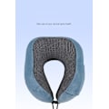 Miniatyrbild 3 av 6: U-formad rör i bomullshals med långsam rebound-minne Spandex Super Soft Grey 28 * 24 * 14