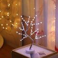 Pikkukuva 1 / 6: LED-tuikkulampun puu, tähtikuvioinen koristelamppu 60 lamp snowflake - tree lamp battery+usb dual-purpose model