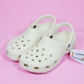 Pikkukuva 1 / 5: Unisex - Aikuisten Klompit Rakastajille Sandaalit Ja Tossut Koti Vapaa-aikaan Star Bone White M10W12/44 size
