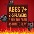Pikkukuva 2 / 5: Exploding Kittens - Korttipeli | Perheystävällinen Juhlapeli | Venäläinen Ruletti | Englanti | 7+ | 2-5 Pelaajaa