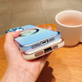 Miniatyrbild 4 av 5: Färgglada magnetiska sugkoppar passar iPhone 16 elektropläterade dubbla hjärtan telefonfodral Apple 13/14 Pro skyddande fodral 11 mjukt skal
