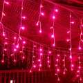 Pikkukuva 1 / 6: LED-lamppu 3,5m Aaltomainen Jääbaari Lamppu Ketju Tähti Verho Lamppu 红色