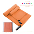 Pikkukuva 5 / 6: Mikrokuitu Nopeakuivuva Urheilupyyhe Imeytyvä Kylpypyyhe Orange circular mesh bag 40 * 80cm towel