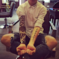 Miniatyrbild 5 av 6: Outdoor Riding Ice Silk Tattoo Arm Sleeve Tatuering Ice Sleeve ts-09 s