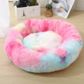 Miniatyrbild 1 av 5: Rund plysch husdjursbo Dazzling colors Outer diameter 120cm