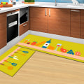 Miniatyrbild 1 av 6: Köksmattor, sängmattor för sovrum kan maskintvättas. kitchenware 40 * 60+40 * 120cm two packs
