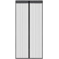 Pikkukuva 6 / 6: Hyttys- ja hyönteissuojatut ovikäyttöiset verhot, magneettiset verkkokäyttöiset ovikäyttöiset verhot kesällä Beige 120 * 210cm-290g
