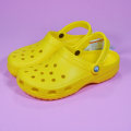 Pikkukuva 1 / 5: Unisex - Aikuisten Klompit Rakastajille Sandaalit Ja Tossut Koti Vapaa-aikaan Yellow Star M8W10/41 size