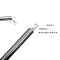 Miniatyrbild 6 av 6: Aluminiumlegering Bärbar T-krok Extractor Fiskkrok Separator 1 # blue+blue buckle spring rope