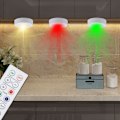 Pikkukuva 2 / 6: LED-kaukosäätimellä varustettu yövalo, 13 väriä RGB, himmennettävä tunnelmavalaistus 1 remote 3 lights Rgb