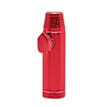 Miniatyrbild 2 av 5: Metal Flat Bullet Raket Sniffer Snorter Sniffer Dispenser-hao Red