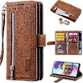 Miniatyrbild 1 av 4: Samsung Galaxy A40 Läderfodral PU Läder Kortplatser Funktion Gratis Stativ 2 Stycken Ver X Skärmskydd