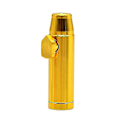 Miniatyrbild 2 av 5: Metal Flat Bullet Raket Sniffer Snorter Sniffer Dispenser-hao Gold