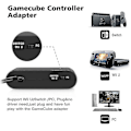 Miniatyrbild 3 av 4: Kontrolladapter. Super Smash Bros For Switch Game-cube Adapter För Wii U, Pc. Stöd för turbo och vibrationsfunktioner Ft