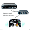 Miniatyrbild 4 av 4: Kontrolladapter. Super Smash Bros For Switch Game-cube Adapter För Wii U, Pc. Stöd för turbo och vibrationsfunktioner Ft