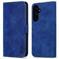 För Samsung Galaxy A55 5G Läderfodral Case Cover Magnetlås Blue