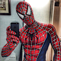 Miniatyrbild 2 av 5: Raimi Spider Man Barn och Vuxna Jumpsuit Cosplay Dräkt Kostym Fest Present Aldult XXL (185-190)