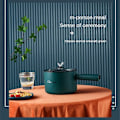 Miniatyrbild 4 av 5: Multifunktions elektrisk matlagningsmaskin 1,8l elektrisk Hot Pot Soppa Gröt Matlagningsmaskin Non-stick 110Green3plugs USA