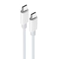 Maxlife MXUC-05 kabel USB-C - USB-C 1,0 m 60W vit vit