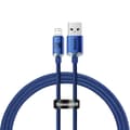 Baseus kabel Crystal Shine USB - Lightning 1,2 m 2,4A blå blå