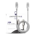 USB Typ C till USB Typ C-kabel (1 m / 3 fot) (AmpSentrix Infinity) (Silver) silver