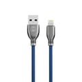 Forever Tornado-kabel USB - Lightning 1,0 m 3A marinblå blå