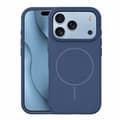 Silicone Thin Mag skal för iPhone 17 Pro Max / 18 Pro Max mörkblå blå