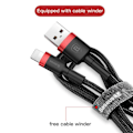 Miniatyrbild 6 av 9: 3 m Baseus cabel usb-c röd